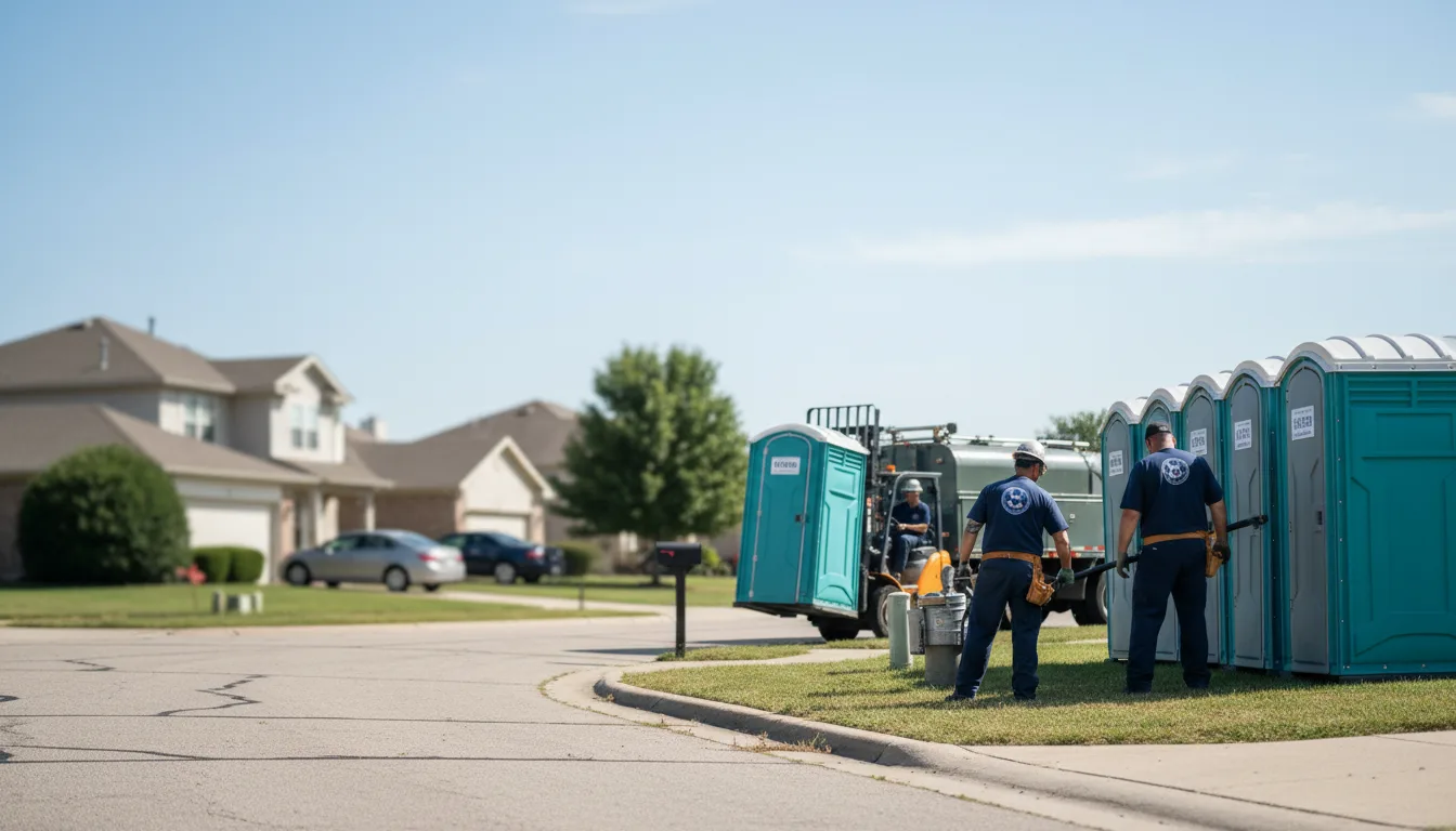 Porta Potty Rental in Forreston, TX near me